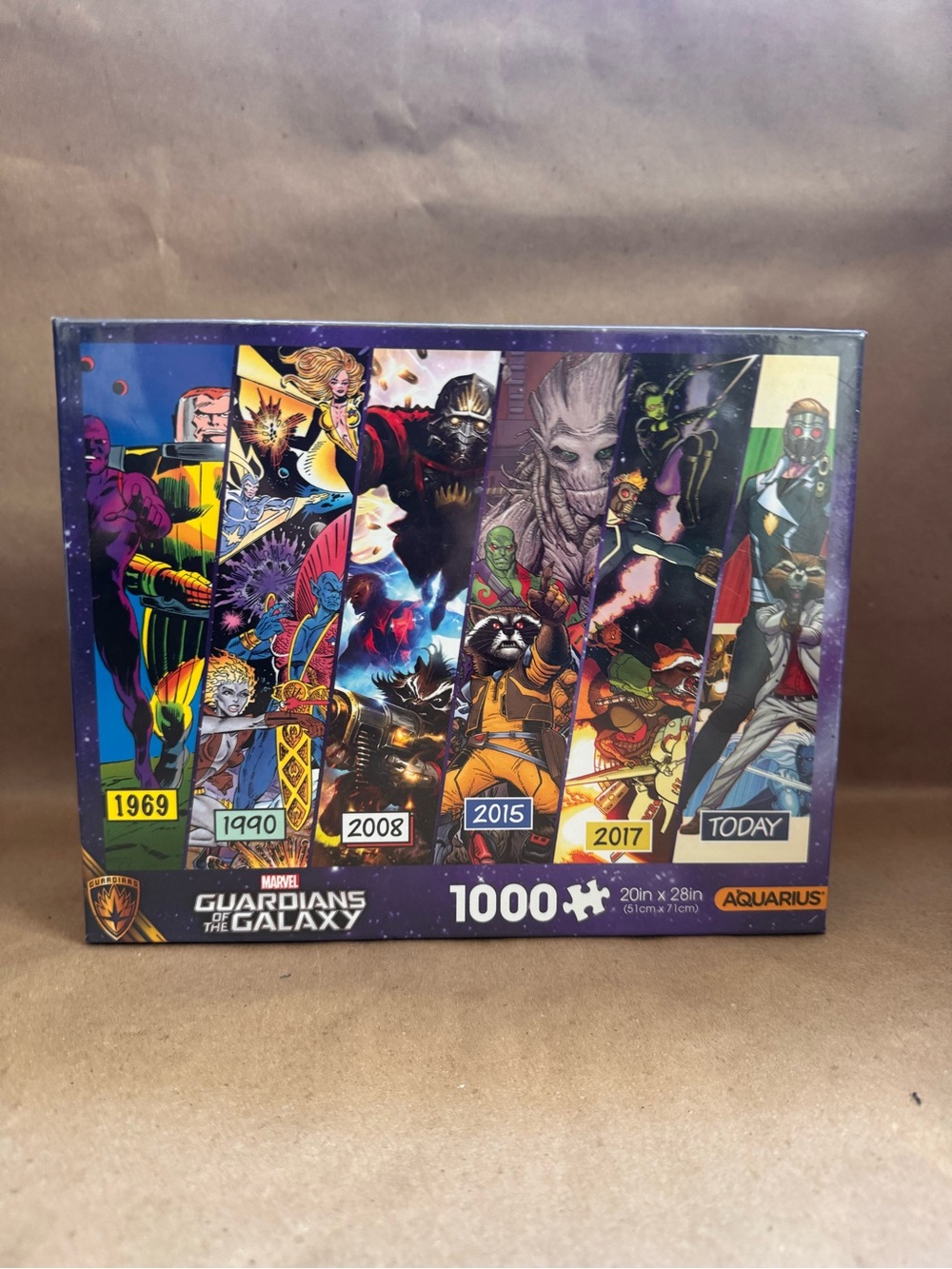 Aquarius Guardians of the Galaxy Timeline 1000 Piece Jigsaw Puzzle (20” by 28”)